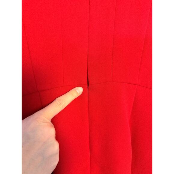 CeCe Women’s Sleeveless Fit & Flare Red Dress Size 2 - Picture 4 of 7